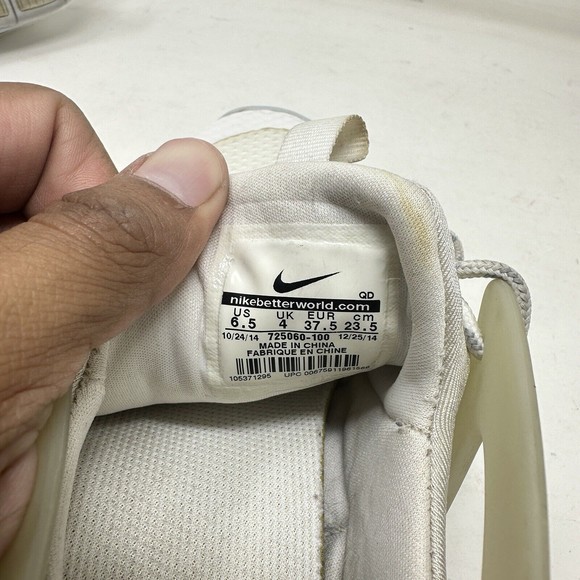 Nike Women's White Free Viritous Running Shoes 725060-100 Size 6.5 - Picture 11 of 11